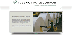 Desktop Screenshot of fleenorpaper.com